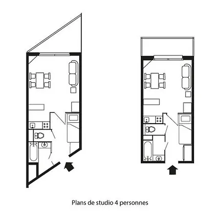 Le Chamois D'or Hotel apartamentowy Val Thorens